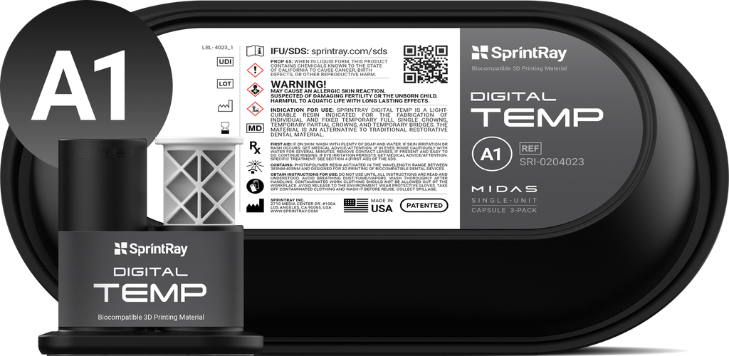 SprintRay Digital Temp