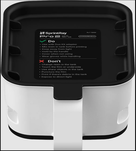 SprintRay Pro 2 Duo Kit Resin Tank
